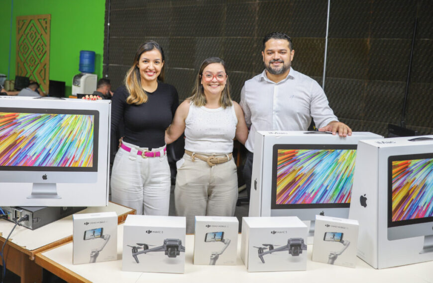 Com apoio do Programa REM, Secretaria de Comunicação adquire equipamentos para suporte jornalístico