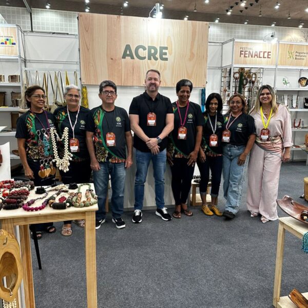 Artesãos do Acre participam de feira nacional de artesanato em Fortaleza