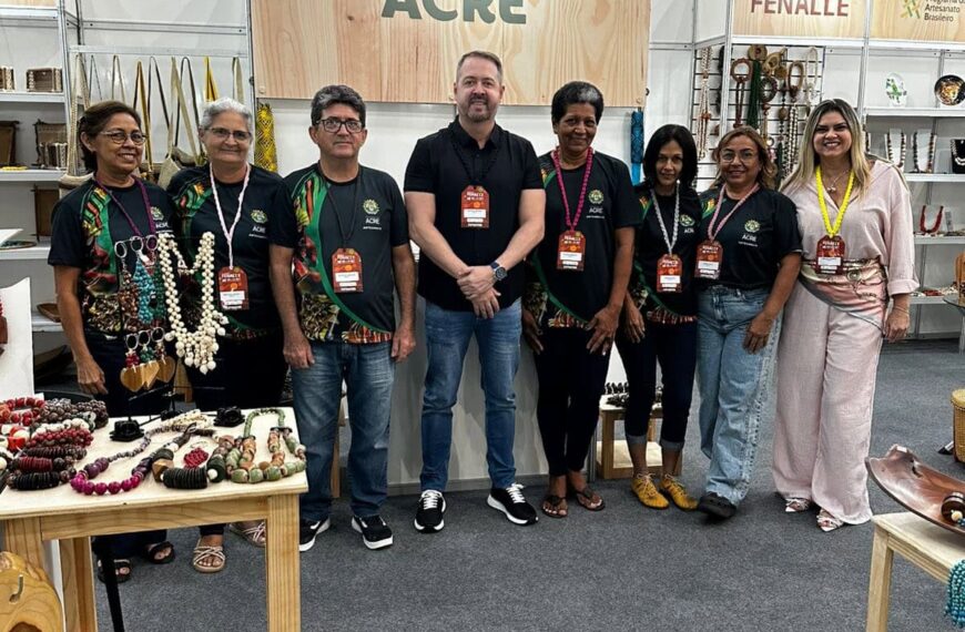 Artesãos do Acre participam de feira nacional de artesanato em Fortaleza